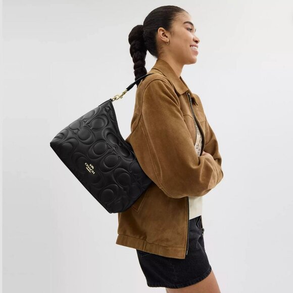 Coach Laurel Shoulder Bag in Signature Leather 😍 - Picture 8 of 13